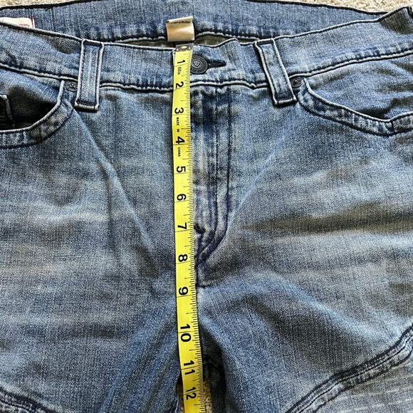 True Religion Men’s Rocco Moto Relaxed Skinny Jeans Denim Size 36 Medium Wash - Picture 7 of 11
